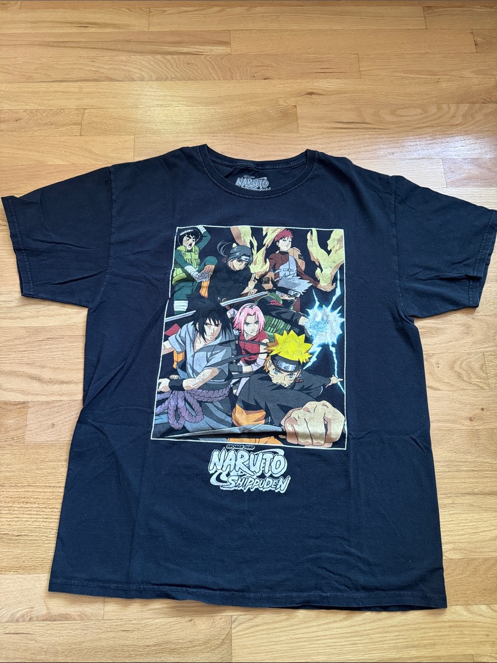 Naruto Shippuden Black Graphic T-Shirt